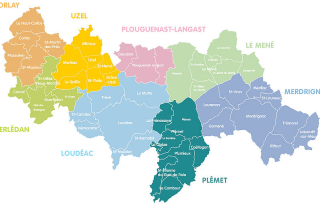 Carte Loudéac Communauté